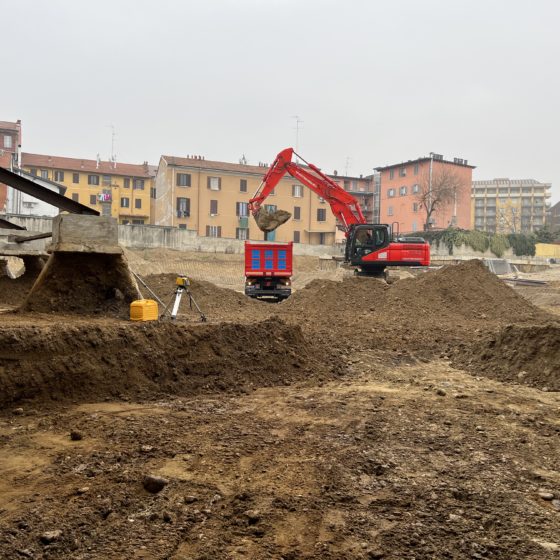 scavi via Erodoto Milano